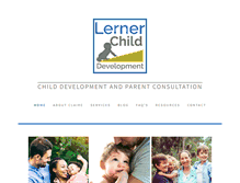 Tablet Screenshot of lernerchilddevelopment.com